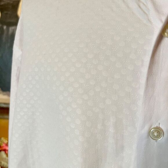 NWOT Men's Luchiano Visconti Black Shirt in White Textured Size 3XLB - Picture 2 of 5